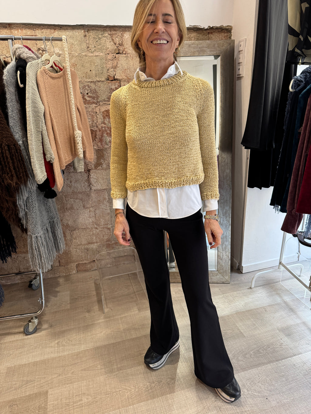 Camiseta seda m/corta